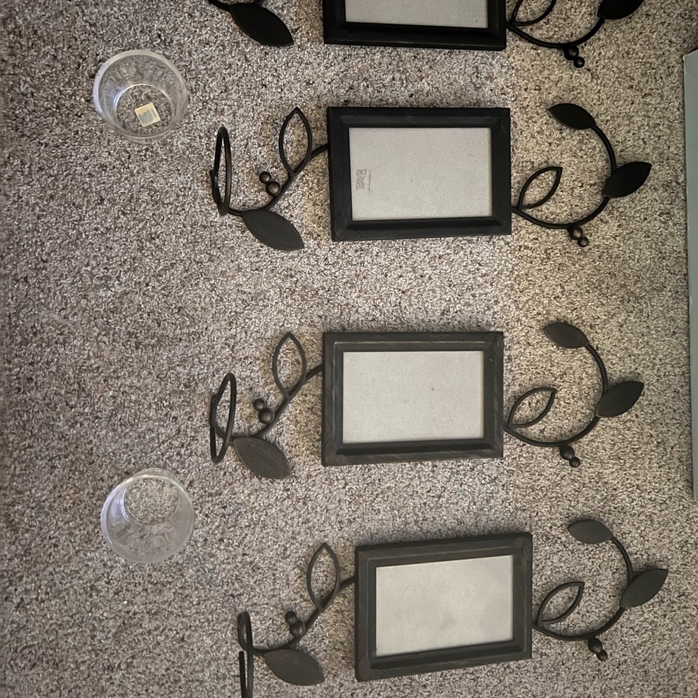 Set of 4 PartyLite Wall Hanging Picture Frames